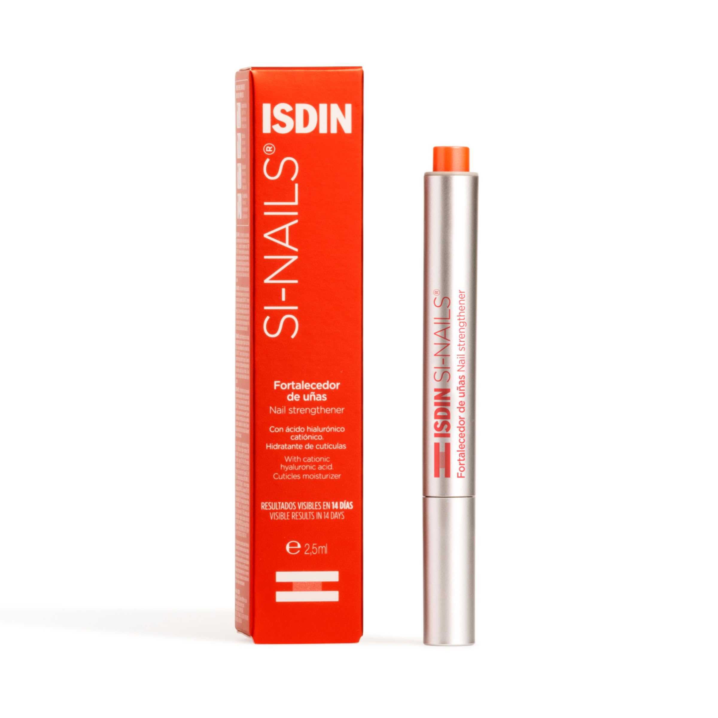 ISDIN Si-Nails: bouteille et application rapide pour des ongles plus forts.