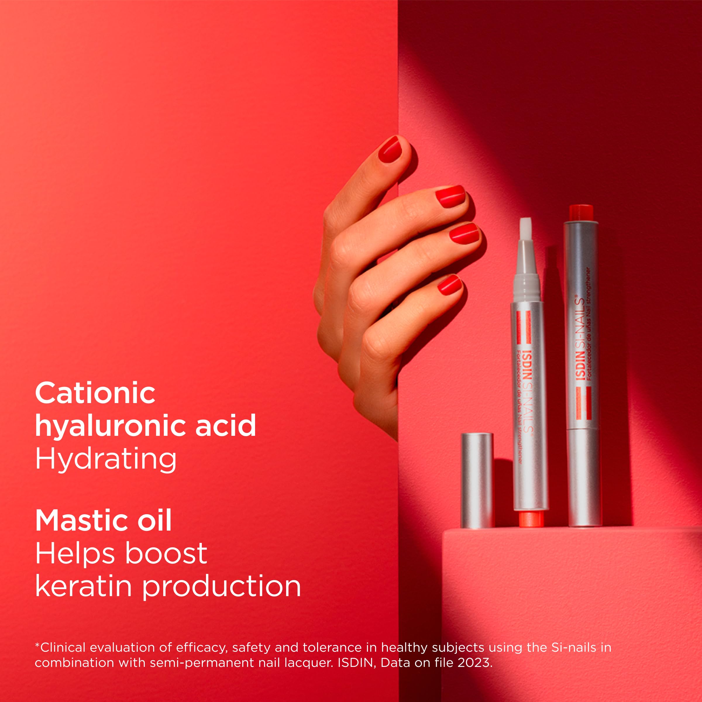 ISDIN Si-Nails: composition Silanediol-Salicylate soutenant le renforcement des ongles.