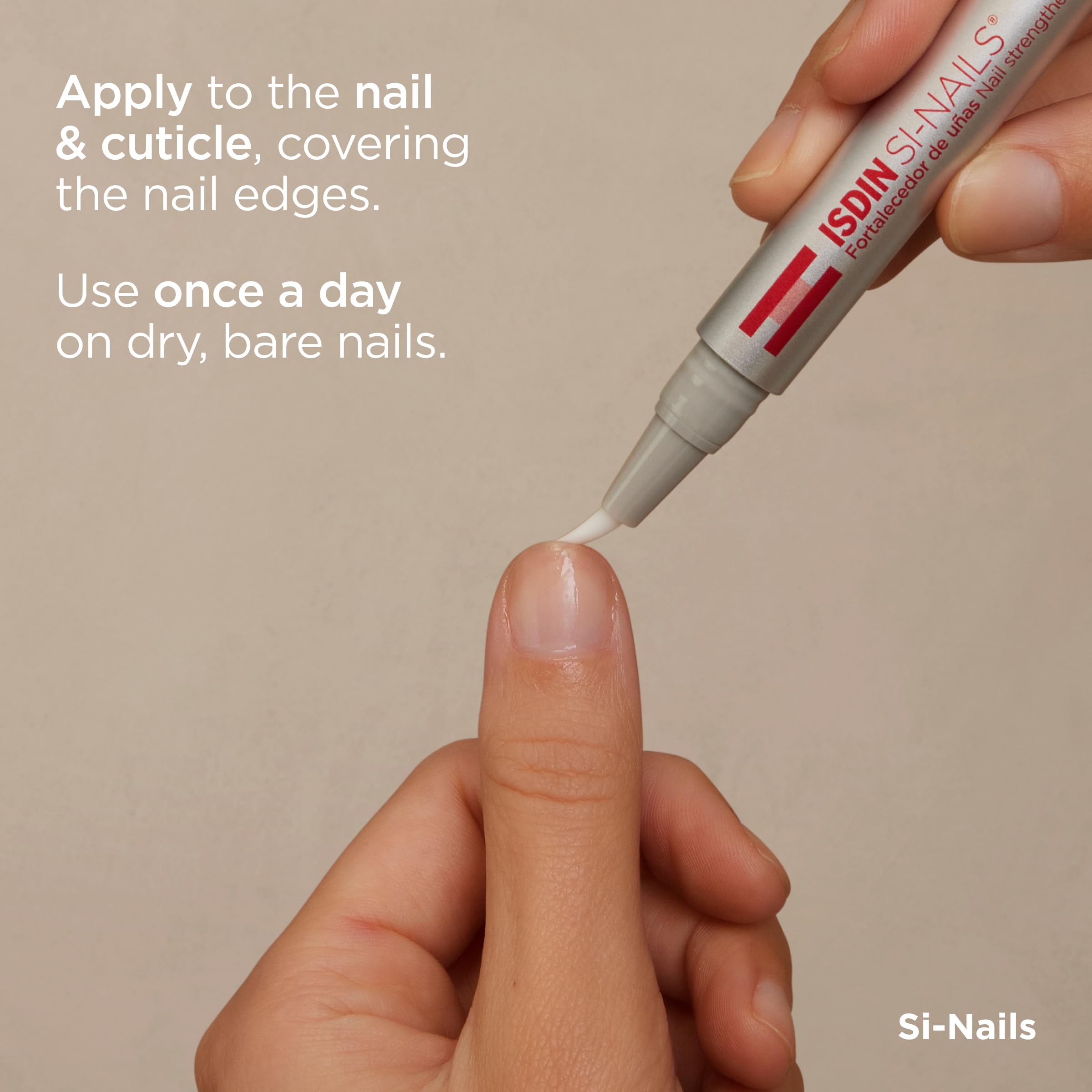 ISDIN Si-Nails: utilisation quotidienne simple et pratique.