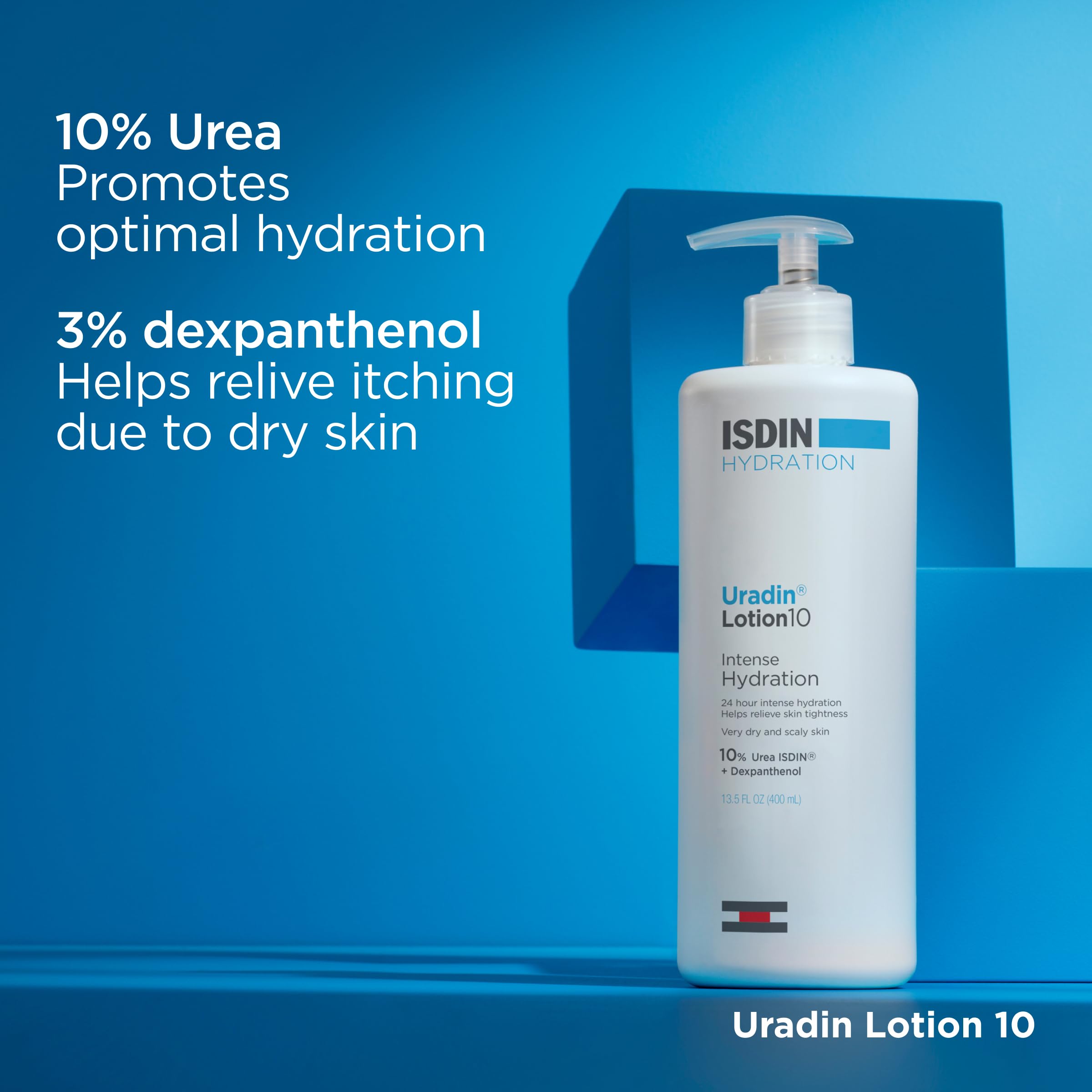 Uradin ISDIN: application facile et non grasse après la douche.