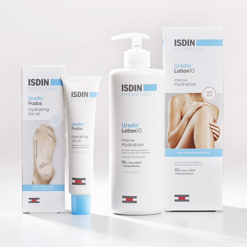 Produit testé dermatologiquement pour la peau des pieds.
