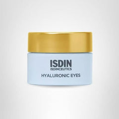 ISDIN Isdinceutics Hyaluronic Eyes, application rafraîchissante sur le contour des yeux.