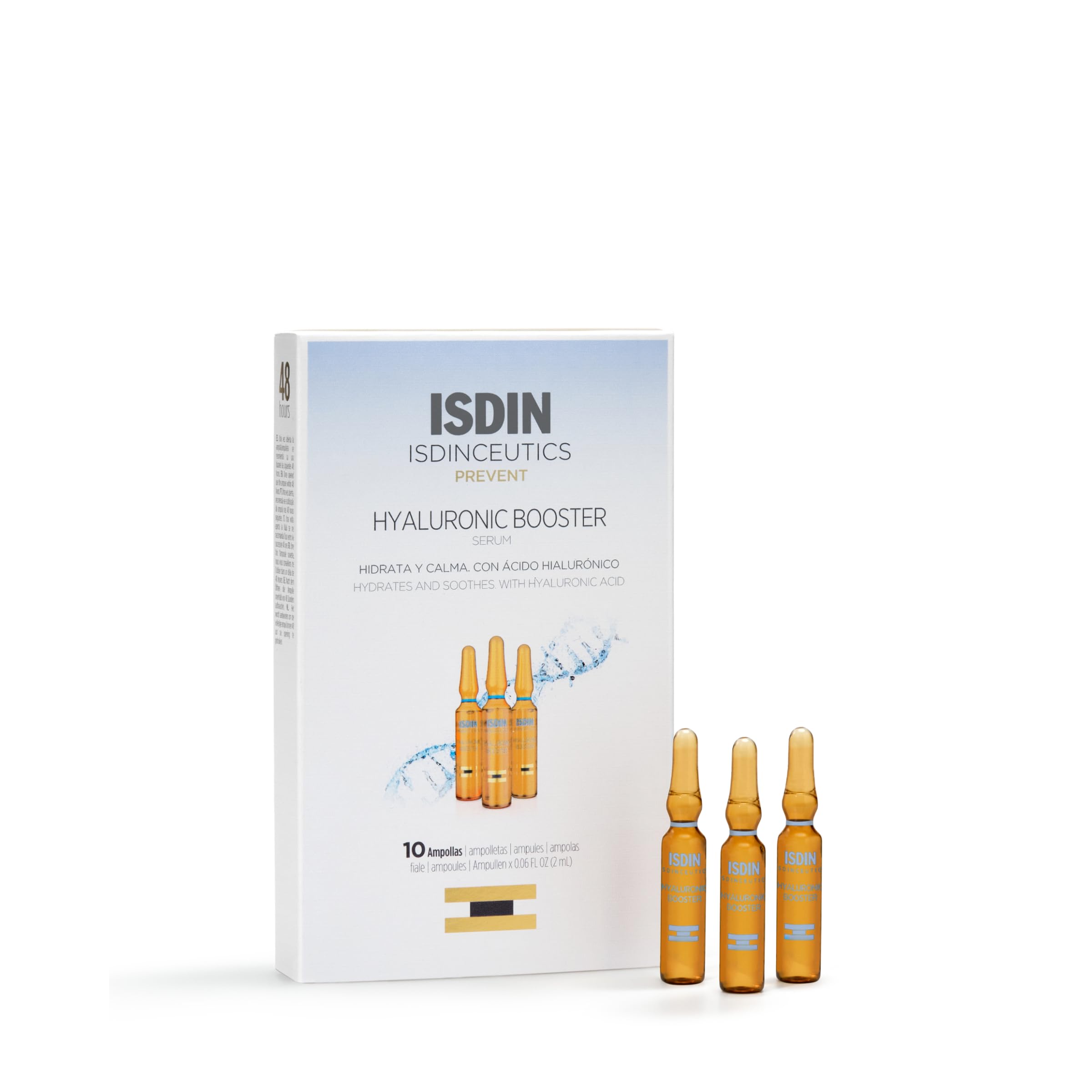 Isdin Isdinceutics Booster hyaluronique-peptide en ampoules pour hydratation rapide
