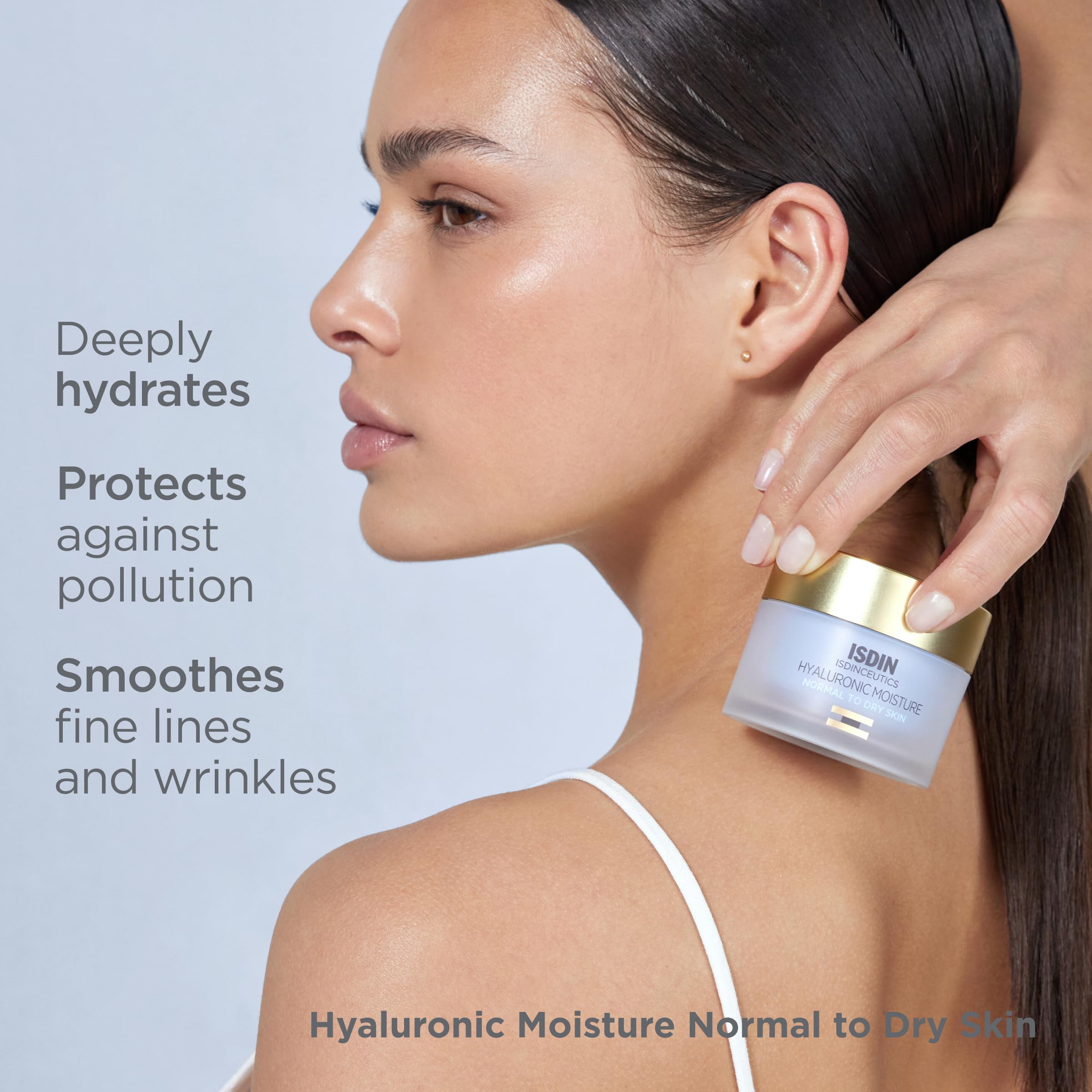 Extrait Camellia japonica visible dans Isdinceutics Hyaluronic Moisture.