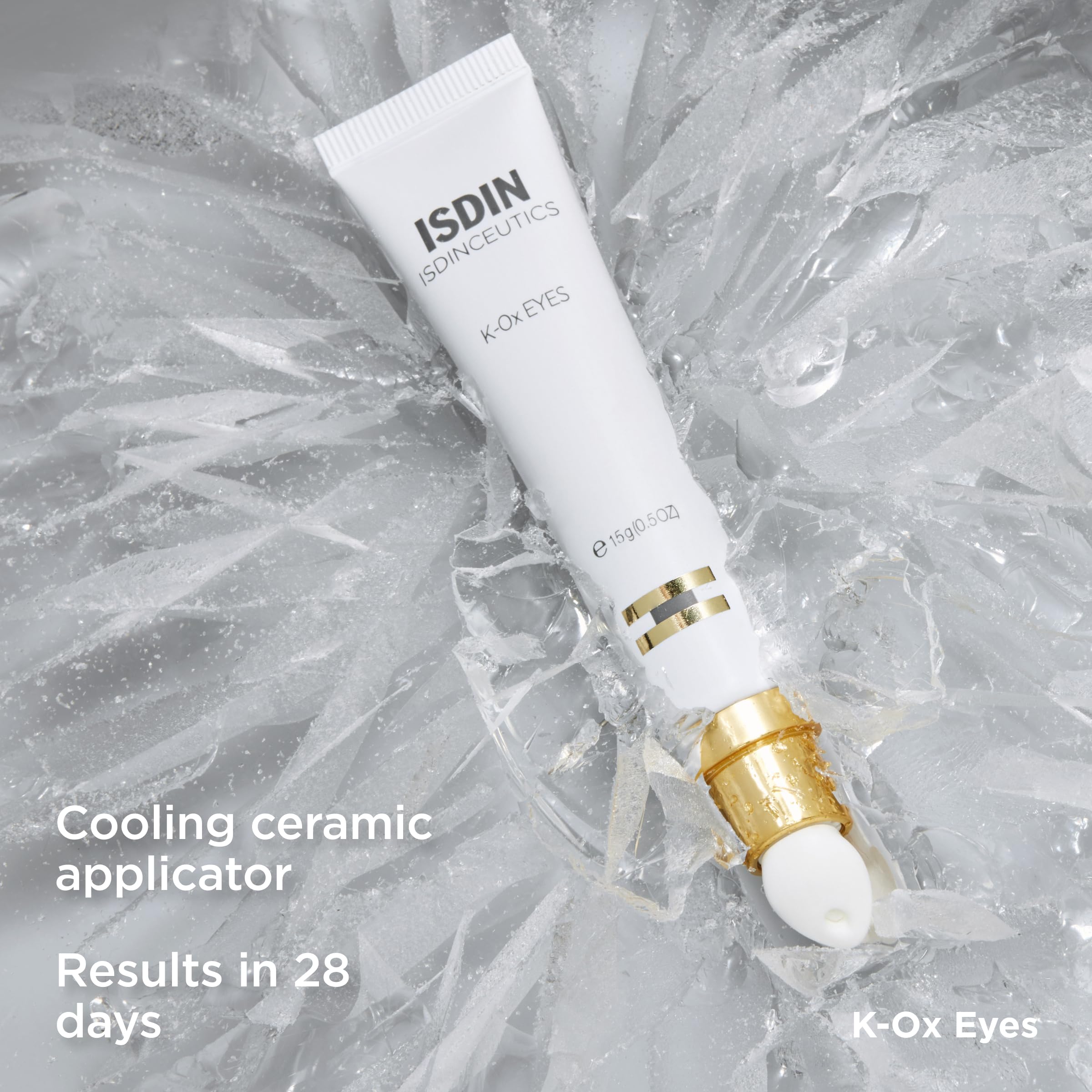 ISDIN Isdinceutics K-Ox Eyes: texture crème veloutée qui pénètre facilement et apaise le regard.