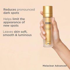 Isdin Melaclear Advanced taches-visage cible les taches pigmentaires