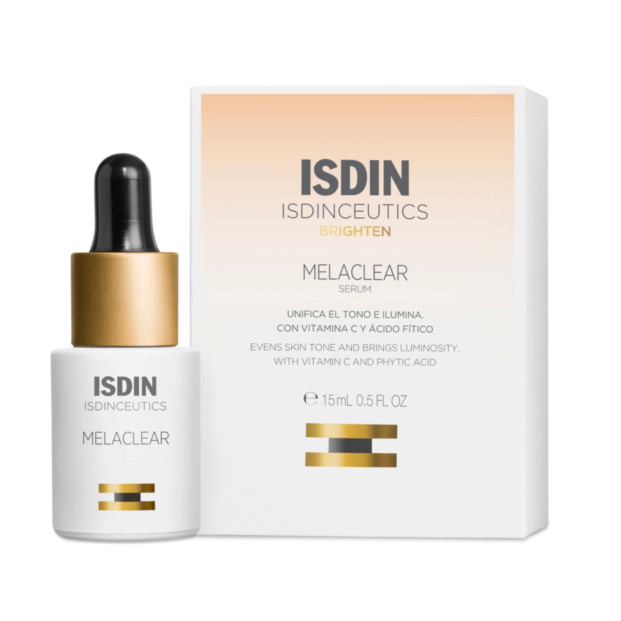 ISDIN Melaclear sérum visage - flacon pour une application nocturne douce et ciblée