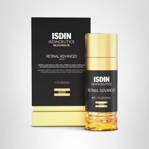 Résultats potentiels après 4 semaines avec ISDIN Isdinceutics Retinal Advanced.