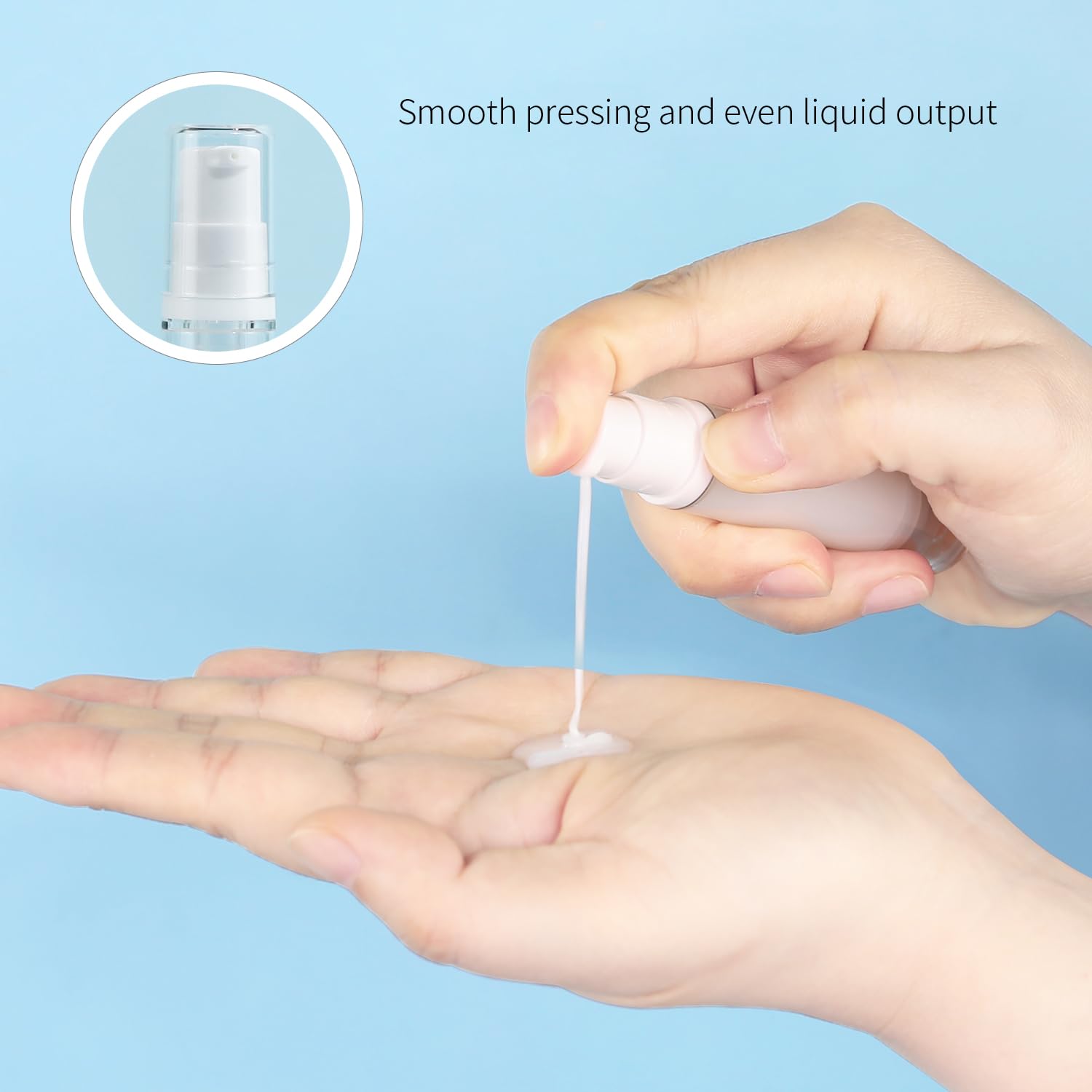 Utilisation quotidienne avec ISHEID: cosmétiques, sérums et crèmes en format voyage.