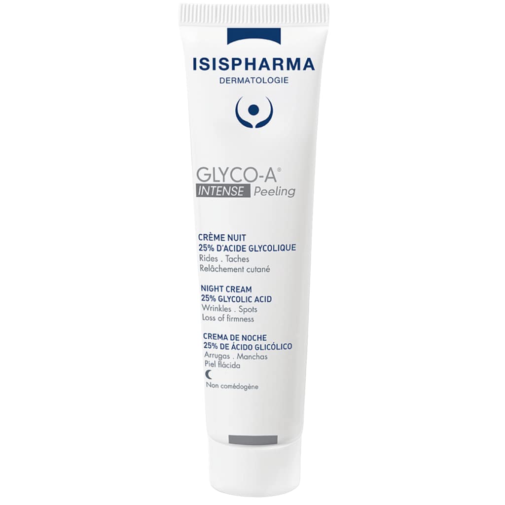 IsisPharma Glyco-A Intense Peeling – flacon 30 ml, peau plus lumineuse au réveil