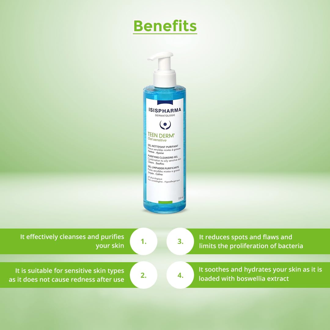 Texture gel légère IsisPharma pour une hydratation rapide et non grasse.