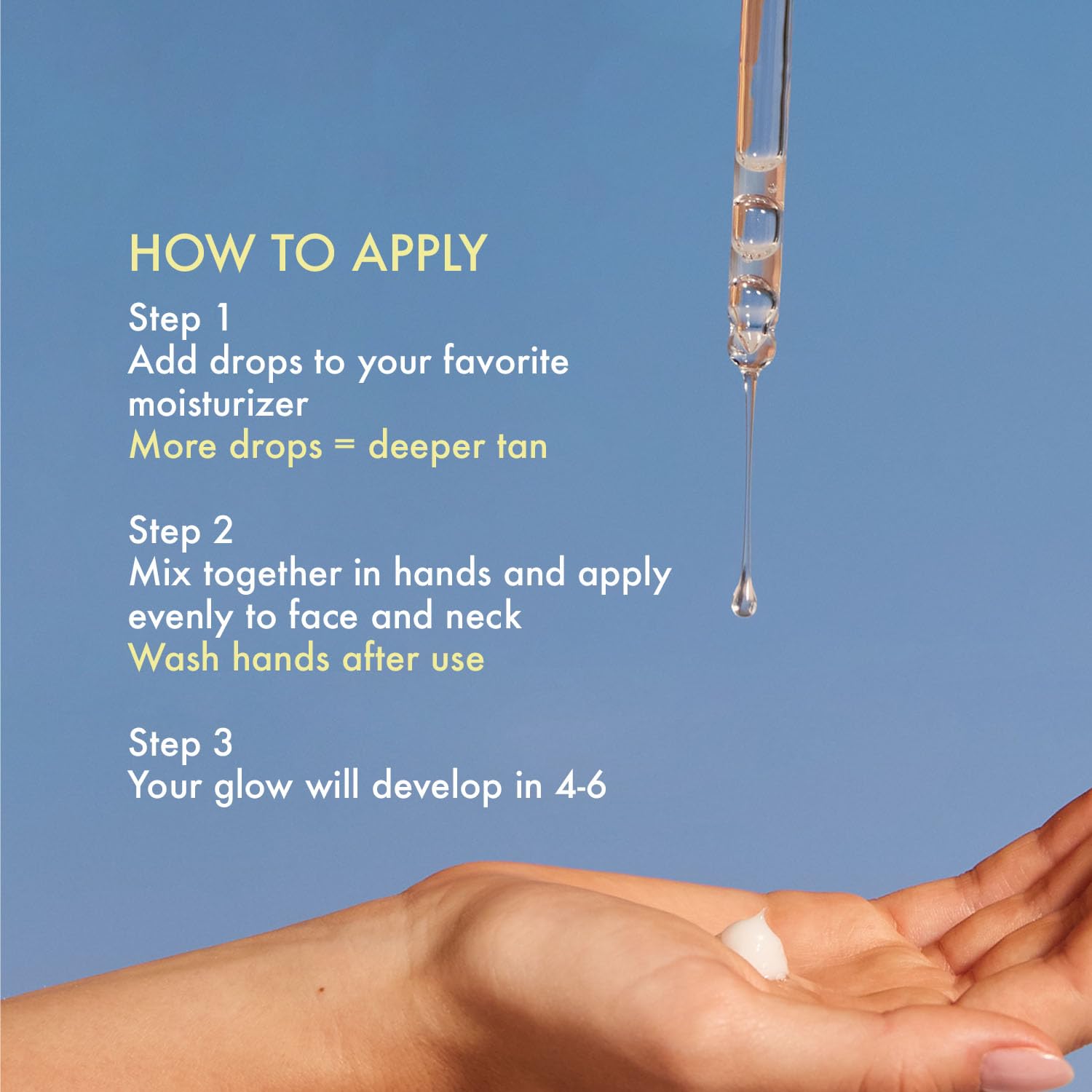 Isle of Paradise application dose ajustable pour chaque teint.