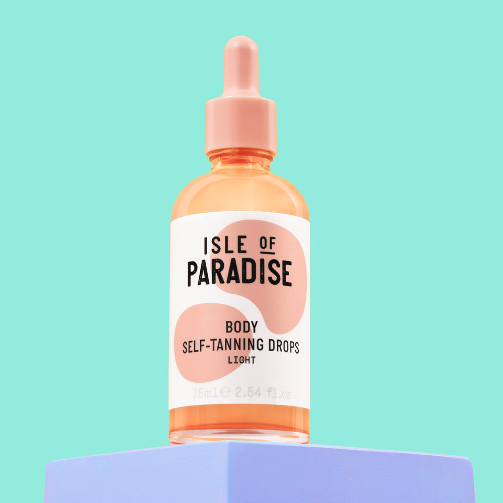 Isle of Paradise gouttes: application précise pour un teint uniforme.