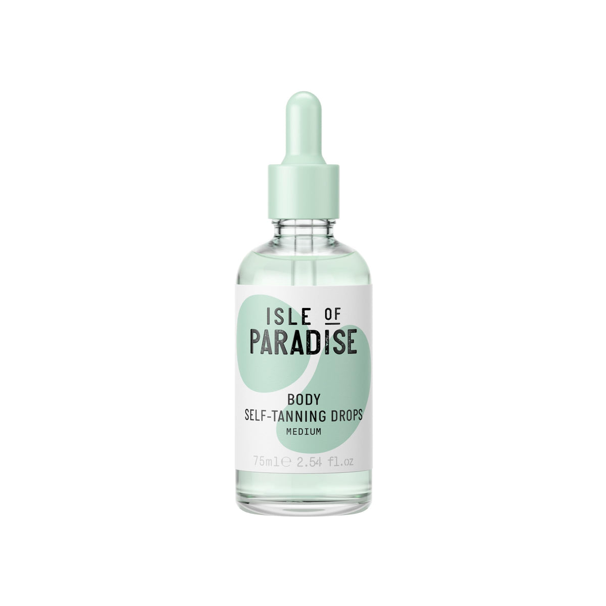 Isle of Paradise gouttes visage et corps - flacon pratique pour dosage précis.