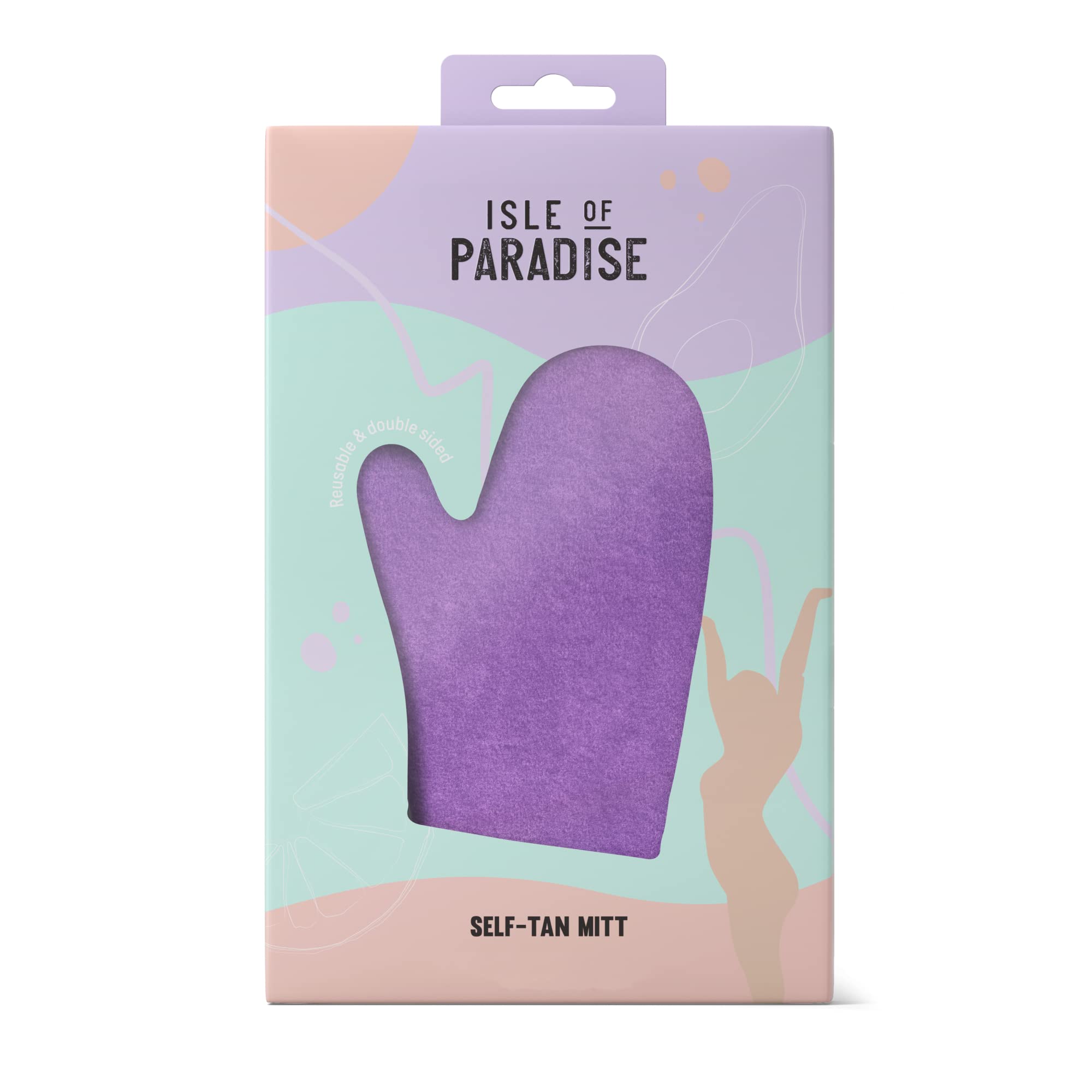 Isle of Paradise mitaine autobronzante utilisée sur le visage et le corps