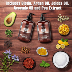 ISNER MILE Biotine Argan Jojoba Barbe: nourrit profondément poils et peau.