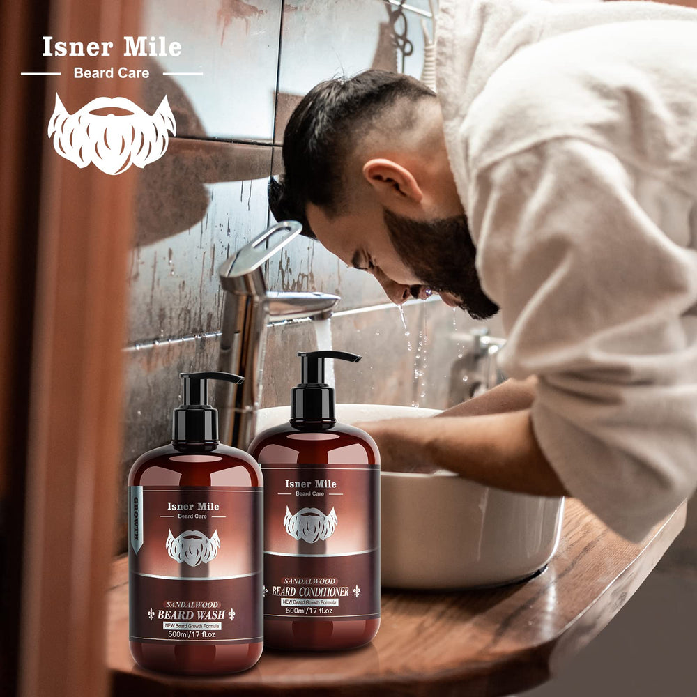 ISNER MILE Coffret Barbe: coffret cadeau élégant prêt à offrir.
