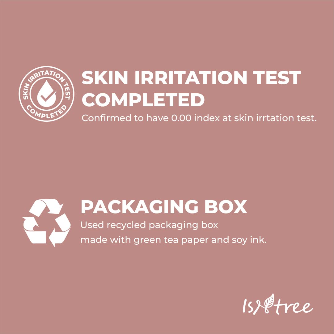 ISNTREE Chestnut AHA 8% Essence — ingrédients châtaigne mis en avant pour une approche durable.