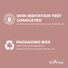 ISNTREE Chestnut AHA 8% Essence — ingrédients châtaigne mis en avant pour une approche durable.