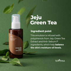 IsNtree Emulsion bottle front view signals a quick-absorbing skincare staple.