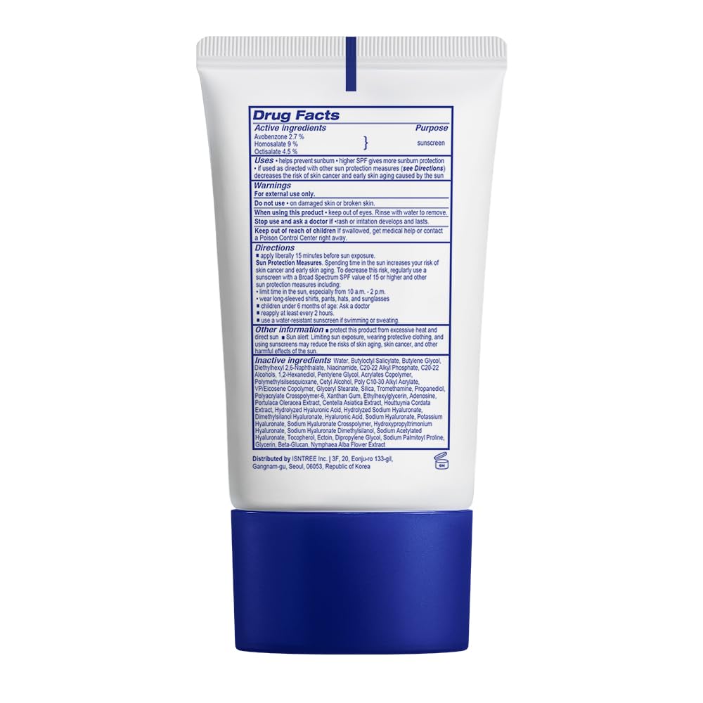 IsNtree Gel solaire quotidien alliant soin coréen et protection moderne.