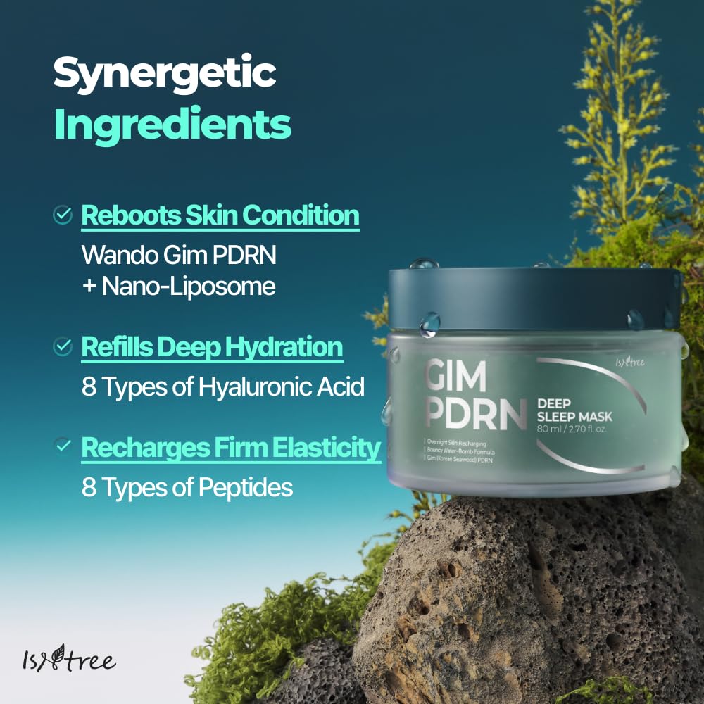IsNtree Gim PDRN rituel nocturne hydratant et relaxant