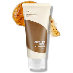 IsNtree Green Tea Fresh Cleanser bottle close-up for daily cleansing.