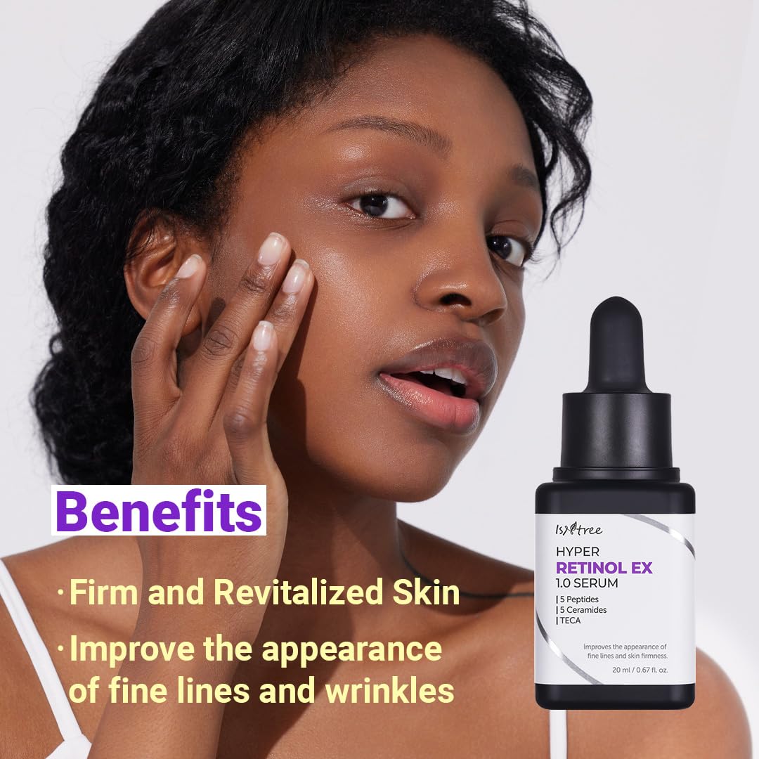 ISNTREE Hyper Retinol EX 1.0 Serum – micro-peptides et ceramides, barrière renforcée.