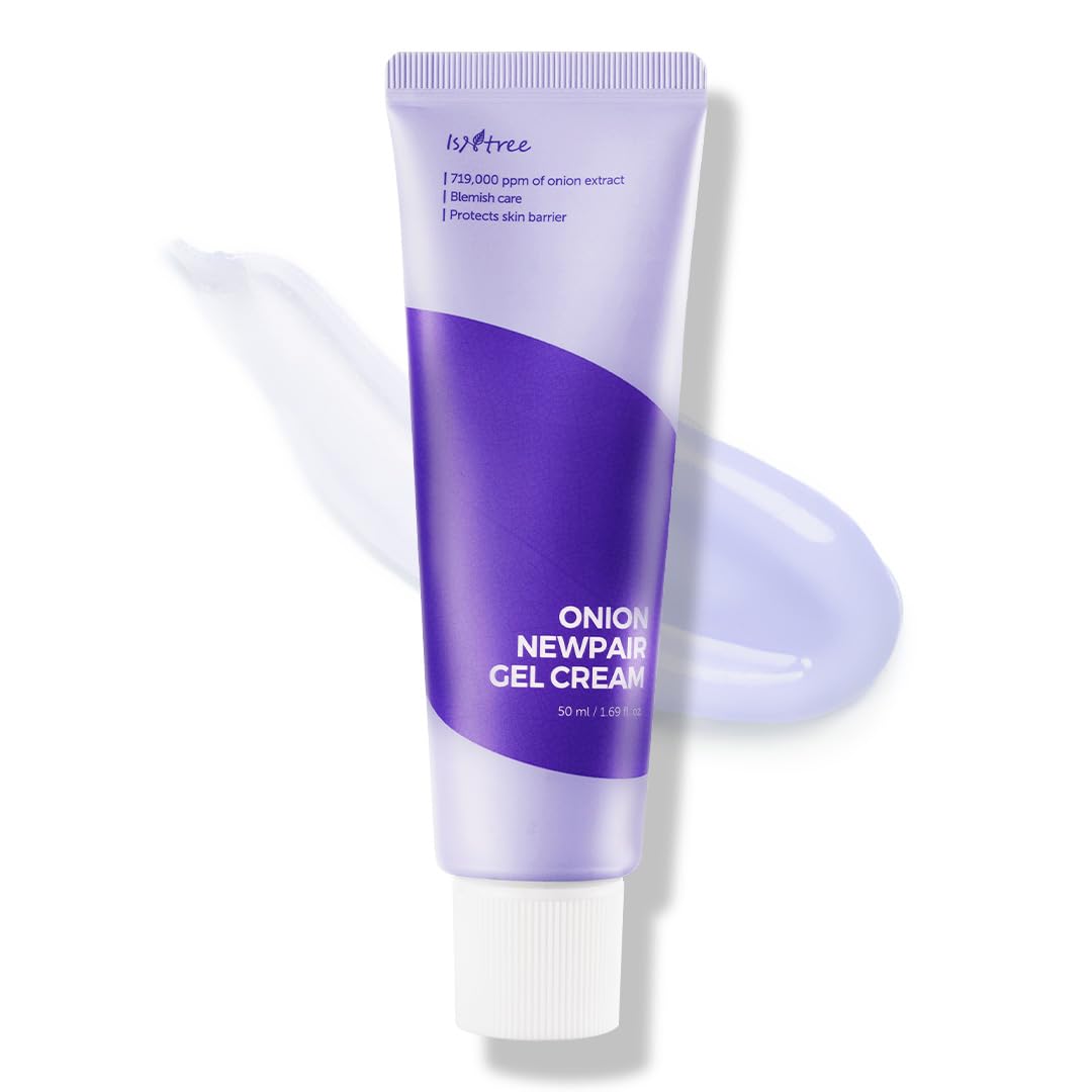 IsNtree Gel-Crème Oignon Newpair, bouteille 50 ml, hydratation légère et apaisement rapide