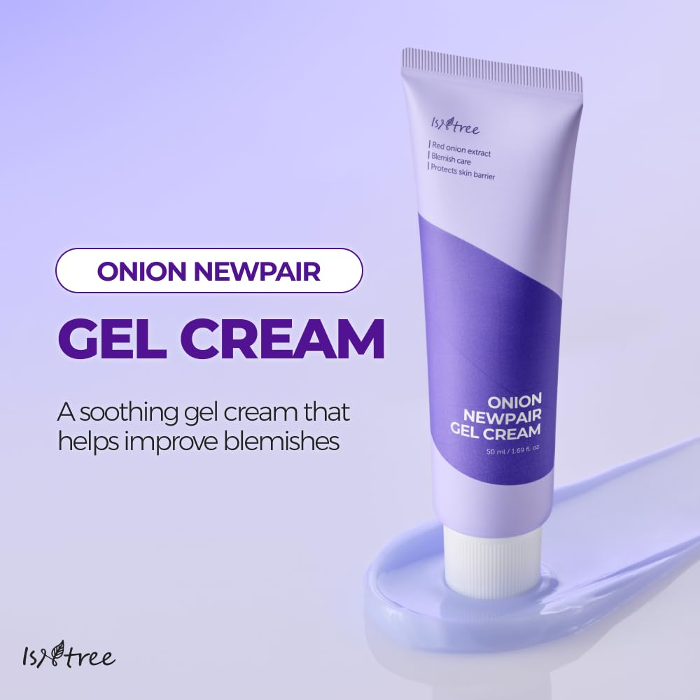 IsNtree Gel-Crème Oignon Newpair, texture en gel et absorption rapide