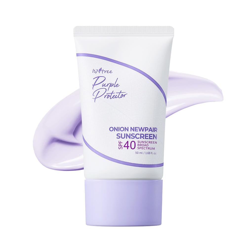 ISNTREE Onion Newpair Sunscreen, bouteille 50 ml prête à l’emploi pour une protection quotidienne