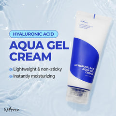 IsNtree Texture Gel légère – absorption rapide et peau fraîche après application.