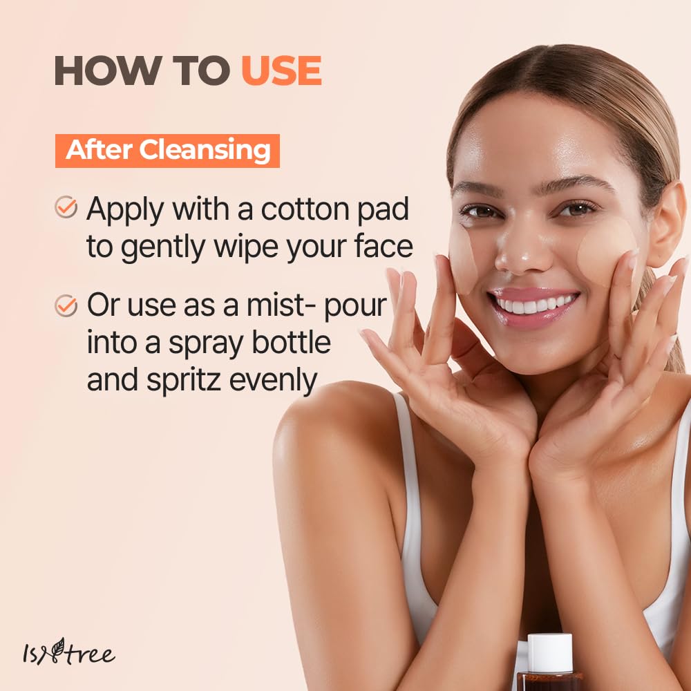 IsNtree Toner Frais au Thé Vert Rituel Quotidien, étape clé pour un teint frais.