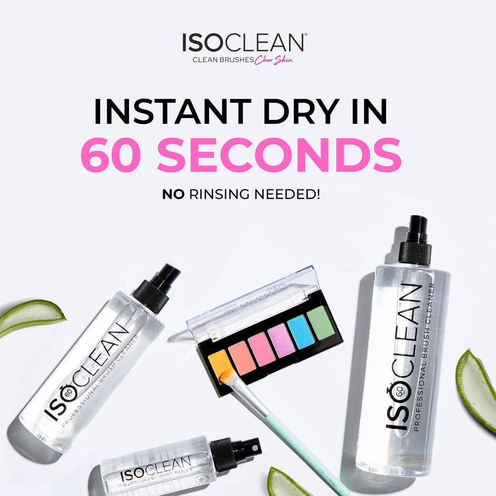 Isoclean bouteille de 118 ml nettoyant pinceaux prêt à l’emploi.
