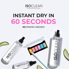 Isoclean bouteille de 118 ml nettoyant pinceaux prêt à l’emploi.