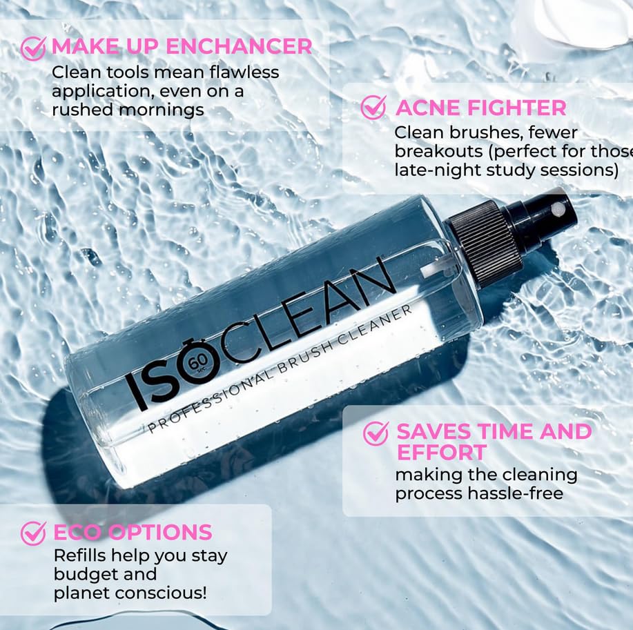 ISOCLEAN Nettoyant Pinceaux: résultat prêt à l’emploi et hygiénique.