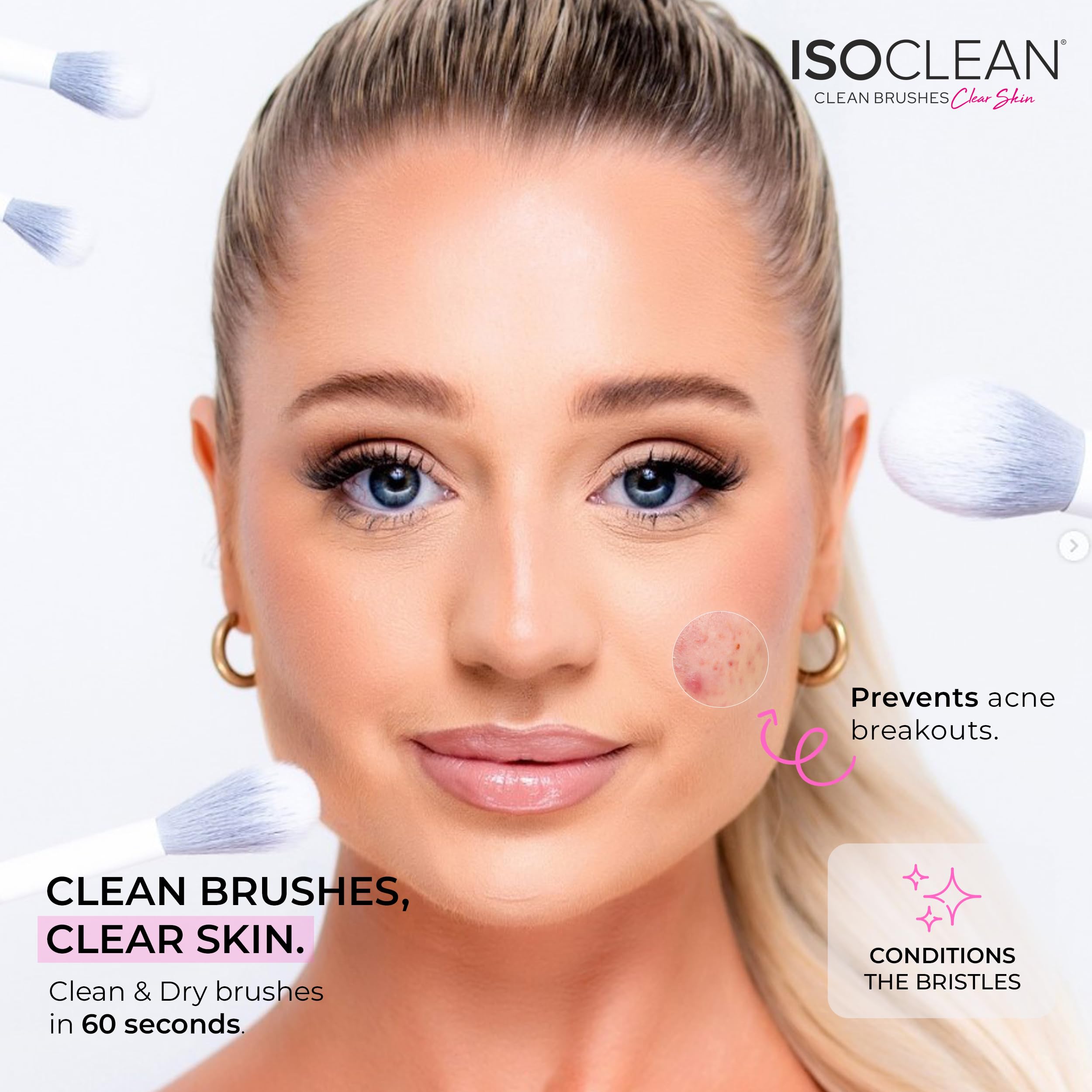 Isoclean végane et rechargeable, option responsable pour votre matériel cosmétique.