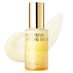 Sérum raffermissant ISOI – bouteille visible, potentiel raffermissant la peau.