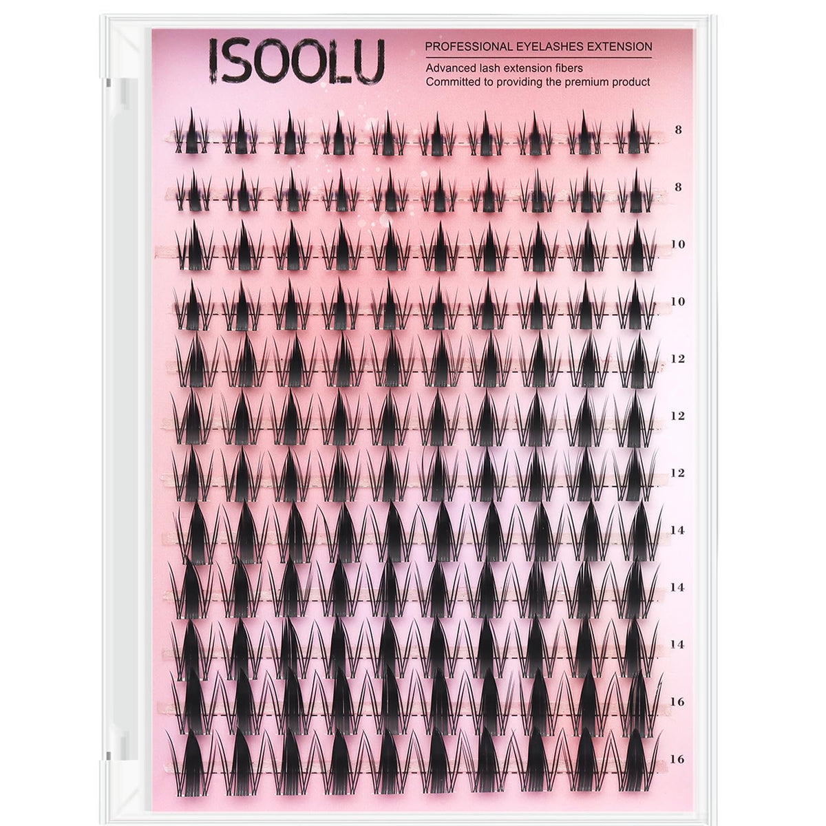 ISOOLU Fairy Lash Clusters: ensemble de grappes pour un look manga