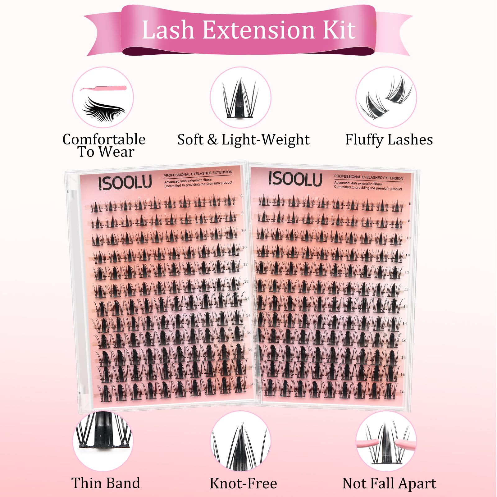 ISOOLU liant et sceau pour finition effet humide sur les cils