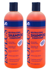 Isoplus shampooing neutralisant, photo du duo pour un lavage efficace et revitalisant