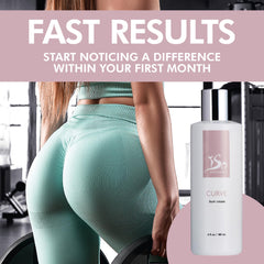 IsoSensuals Curve crème absorption-rapide sans fini gras après application.