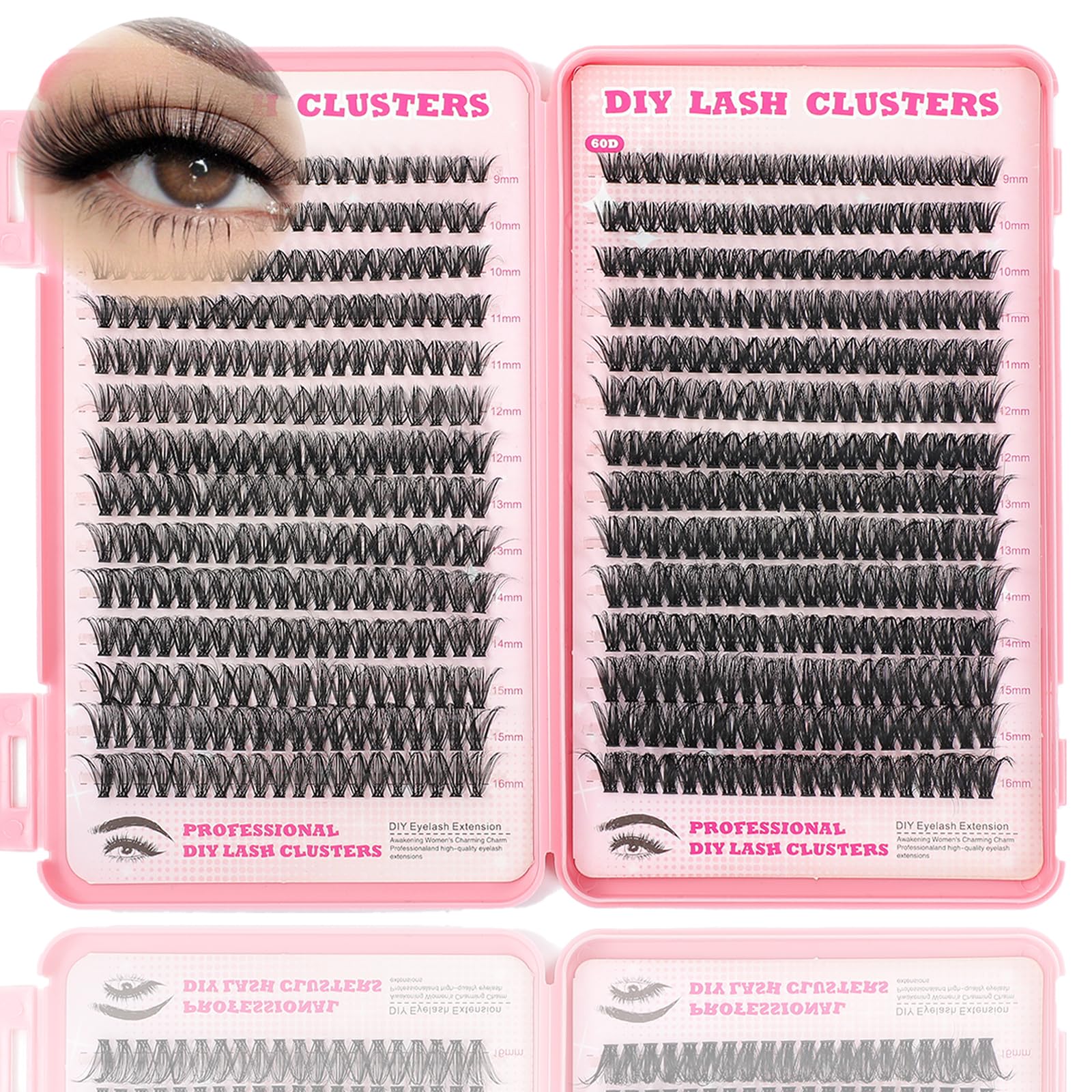 ISTGIFT Kit de cils clusters – ensemble complet pour un regard rapide et structuré
