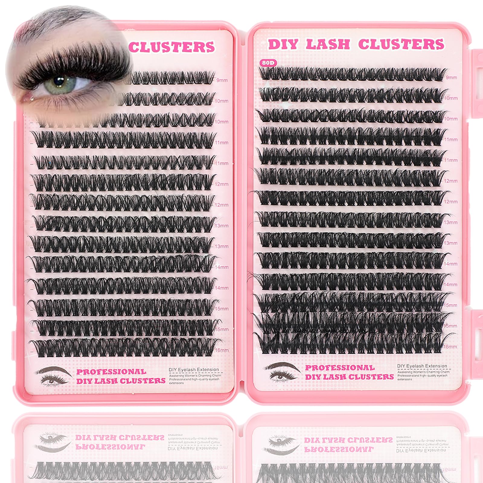 ISTGIFT Kit Cils en Clusters – emballage pratique pour démarrer rapidement votre routine.