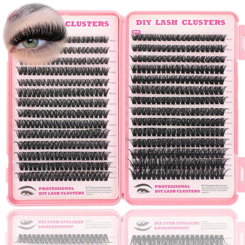 ISTGIFT Kit Cils en Clusters – emballage pratique pour démarrer rapidement votre routine.