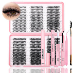 ISTGIFT Lash Clusters Kit packaging for organized storage and quick access.