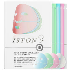 ISTON Masque 4-en-1 Bio-Collagène – emballage prêt pour hydratation en profondeur