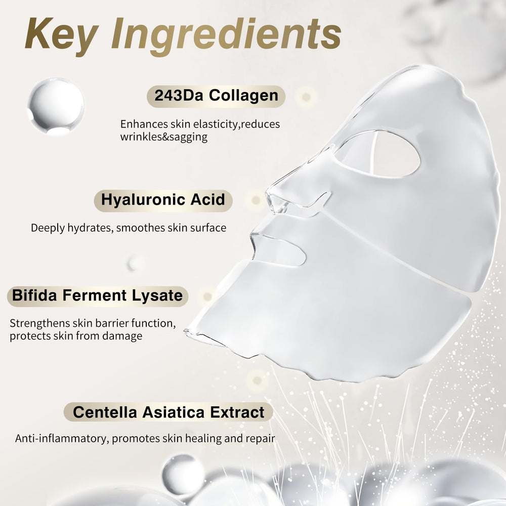 ISTON masque hydrogel nocturne s’ajuste parfaitement sans glisser.