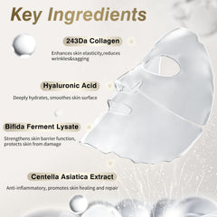 ISTON masque hydrogel nocturne s’ajuste parfaitement sans glisser.