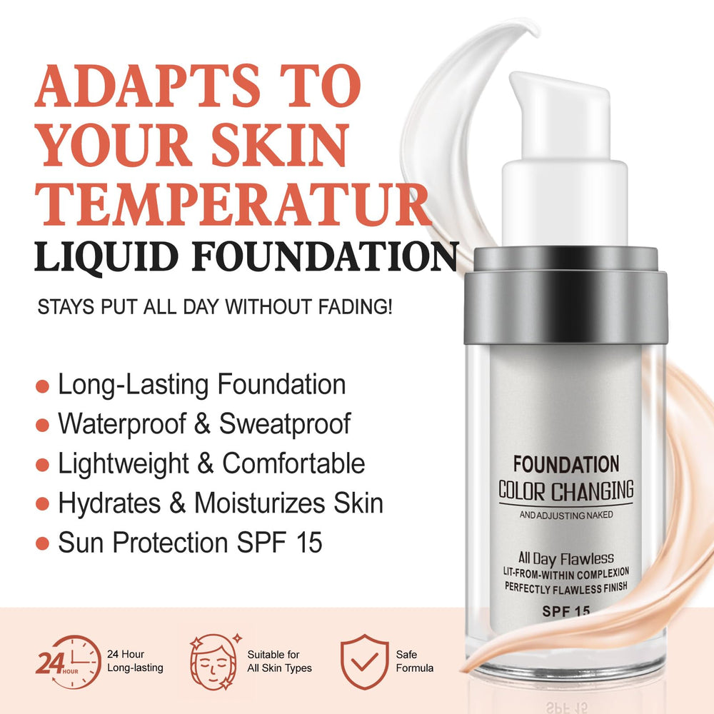 Isunrise fond de teint SPF15, protection légère tout au long de la journée.